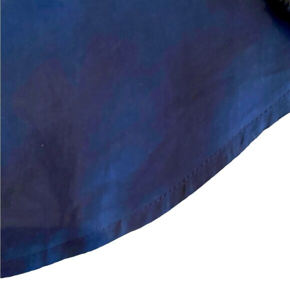 Calme by Johnny Was Navy blue silk long sleeve blouse NWT size Med. Luxury - Picture 6 of 9